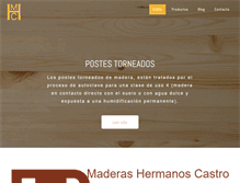 Tablet Screenshot of maderashermanoscastro.com